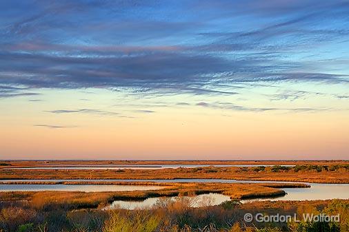Wetlands At Sunrise_29646.jpg - Photographed along the Gulf coast near Port Lavaca, Texas, USA.